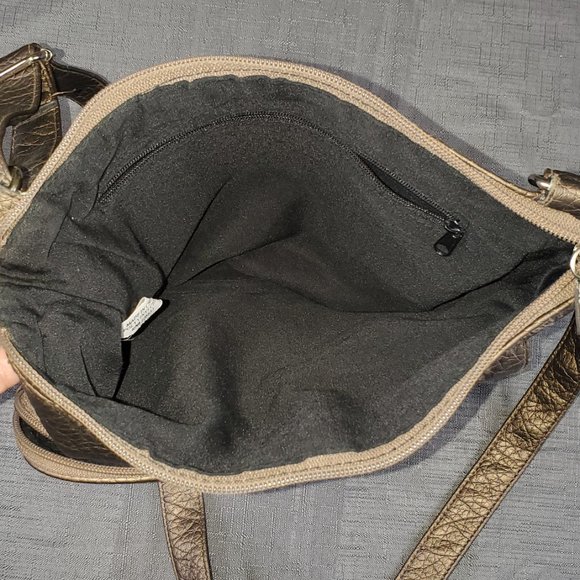 Rossetti brown crossbody bag with multiple pockets - Picture 4 of 8